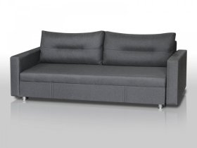 Диван Комфорт с прямыми подлокотниками графит в Пыть-Яхе - pyt-yah.mebel-tymen.ru | фото