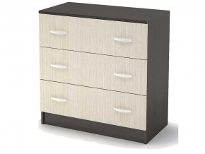 Комод 3 ящика Басса КМ 551-М Венге/Дуб белфорт в Пыть-Яхе - pyt-yah.mebel-tymen.ru | фото