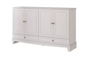 Комод 4 двери + 2 ящика Лорето Персидский жемчуг/Лак Льняной в Пыть-Яхе - pyt-yah.mebel-tymen.ru | фото