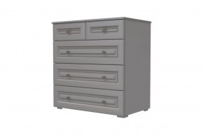 Комод 5 ящиков Олимп Серый шифер/Антрацит в Пыть-Яхе - pyt-yah.mebel-tymen.ru | фото