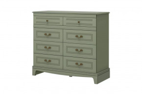 Комод 8 ящиков Лорето Лак Зелёный самшит в Пыть-Яхе - pyt-yah.mebel-tymen.ru | фото