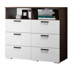 Комод Азаро венге/белый глянец в Пыть-Яхе - pyt-yah.mebel-tymen.ru | фото