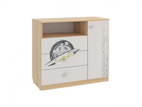 Комод Форсаж дуб сонома/белый в Пыть-Яхе - pyt-yah.mebel-tymen.ru | фото