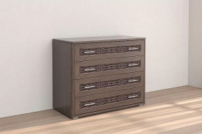 Комод Кэт-4 4 ящика Венге Диал в Пыть-Яхе - pyt-yah.mebel-tymen.ru | фото