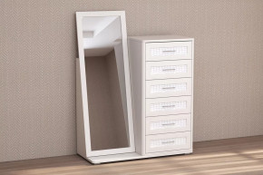 Комод Кэт-4, 6 ящиков с зеркалом Диал в Пыть-Яхе - pyt-yah.mebel-tymen.ru | фото