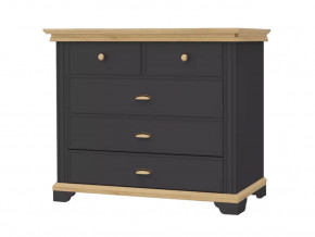 Комод Лиана-1 Дуб Крафт Золотой/Графит в Пыть-Яхе - pyt-yah.mebel-tymen.ru | фото