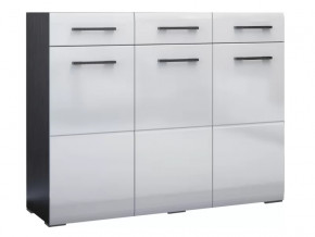 Комод Ненси Венге-Белый глянец в Пыть-Яхе - pyt-yah.mebel-tymen.ru | фото