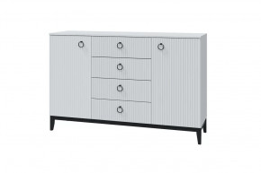 Комод Шарлиз, 2 двери и 4 ящика, белый снег в Пыть-Яхе - pyt-yah.mebel-tymen.ru | фото