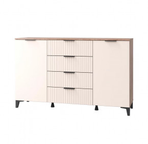 Комод Тоскана с 2-мя дверками и 4 ящиками, дуб табачный/бисквит в Пыть-Яхе - pyt-yah.mebel-tymen.ru | фото