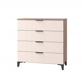 Комод Тоскана с 4 ящиками, дуб табачный/бисквит в Пыть-Яхе - pyt-yah.mebel-tymen.ru | фото