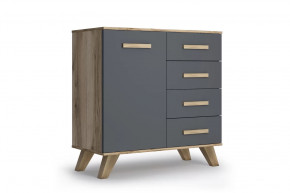 Комод "Вега Скандинавия" Дуб каньон/Силк флай в Пыть-Яхе - pyt-yah.mebel-tymen.ru | фото