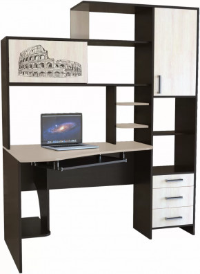 Компьютерный стол КЛ №6.0 Венге/Дуб молочный в Пыть-Яхе - pyt-yah.mebel-tymen.ru | фото