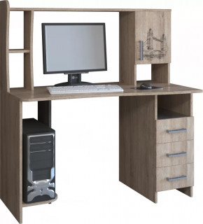 Компьютерный стол КЛ №6.4 Дуб баррик в Пыть-Яхе - pyt-yah.mebel-tymen.ru | фото