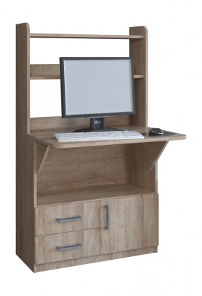 Компьютерный стол СП-1 Дуб баррик в Пыть-Яхе - pyt-yah.mebel-tymen.ru | фото
