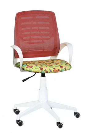 Кресло Ирис WHITE сетка /ткань Т53 (подлокот.084) белая крестовина в Пыть-Яхе - pyt-yah.mebel-tymen.ru | фото