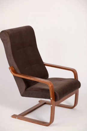 Кресло-качалка пружинка Палермо (РЕЛАКС) ткань Шоколад в Пыть-Яхе - pyt-yah.mebel-tymen.ru | фото