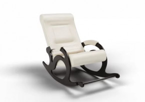Кресло-качалка Тироль экокожа крем в Пыть-Яхе - pyt-yah.mebel-tymen.ru | фото