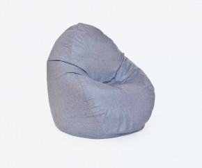 Кресло-мешок СТАДИ, рогожка, цвет Серый в Пыть-Яхе - pyt-yah.mebel-tymen.ru | фото