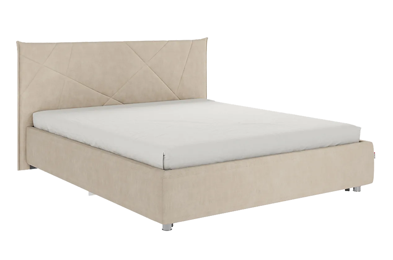 Кровать с основанием Бест 160х200 см капучино (велюр) в Пыть-Яхе - pyt-yah.mebel-tymen.ru | фото