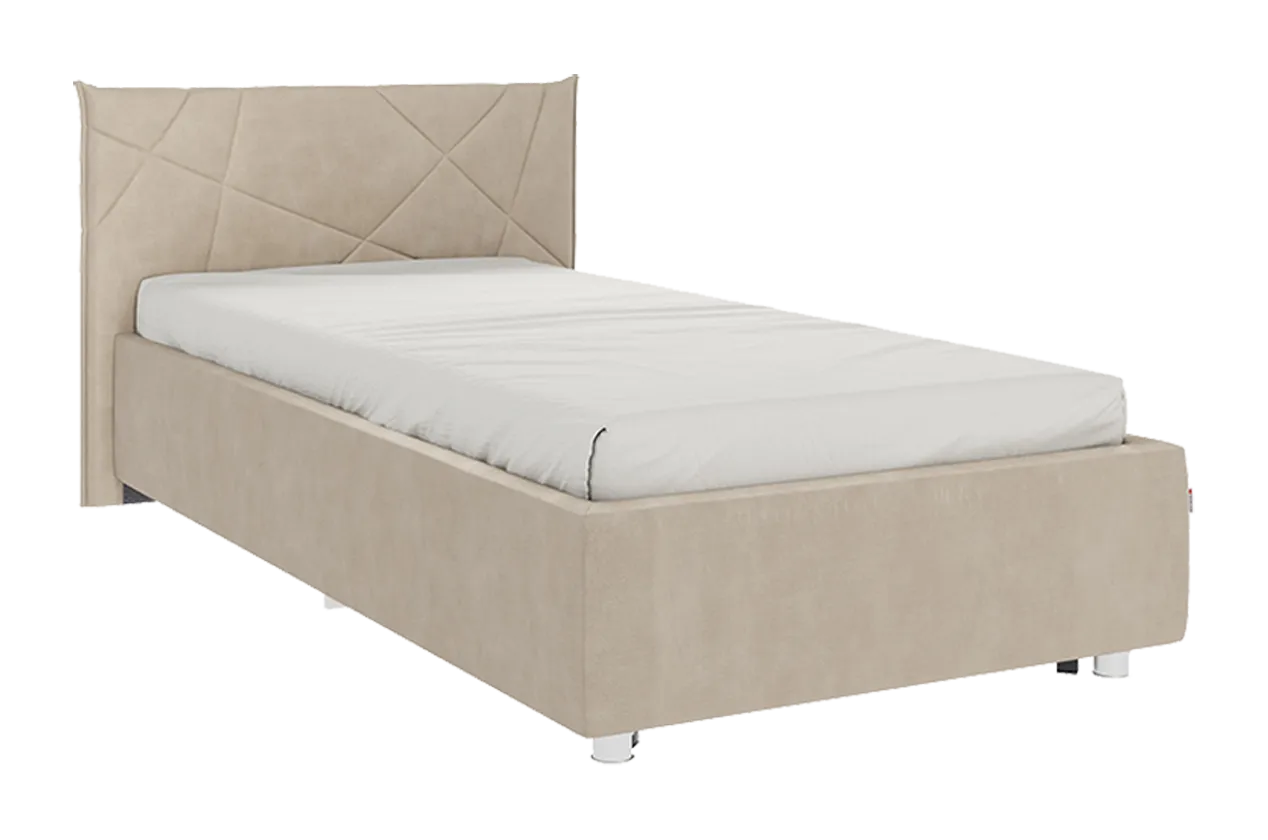 Кровать с основанием Бест 90х200 см капучино (велюр) в Пыть-Яхе - pyt-yah.mebel-tymen.ru | фото