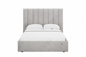 Кровать 1400 Ингрид 312 Велюр Ультра Смог в Пыть-Яхе - pyt-yah.mebel-tymen.ru | фото