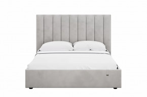 Кровать 1600 Ингрид 312 Велюр Ультра Смог в Пыть-Яхе - pyt-yah.mebel-tymen.ru | фото