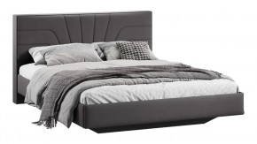 Кровать без ПМ «Пандора» Тип 1 (без подъемного механизма) Велюр Графит в Пыть-Яхе - pyt-yah.mebel-tymen.ru | фото