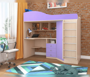 Кровать-чердак Кадет 1 с металлической лестницей Ярофф в Пыть-Яхе - pyt-yah.mebel-tymen.ru | фото