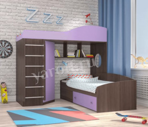 Кровать-чердак Кадет 2 с металлической лестницей Ярофф в Пыть-Яхе - pyt-yah.mebel-tymen.ru | фото