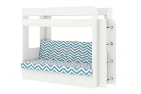 Кровать детская двухъярусная Карамель 75 Бодега светлая WILLY MINT в Пыть-Яхе - pyt-yah.mebel-tymen.ru | фото