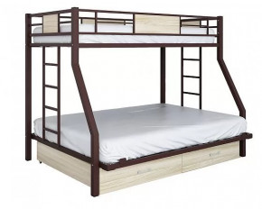 Кровать двухъярусная Гранада-ЯЯ 140 с ящиками в Пыть-Яхе - pyt-yah.mebel-tymen.ru | фото