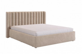 Кровать (каркас) Ева 160х200 см капучино (велюр) в Пыть-Яхе - pyt-yah.mebel-tymen.ru | фото