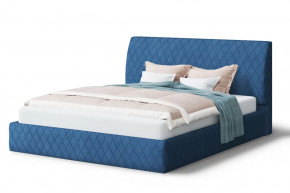 Кровать Хилтон, 2000*1600 мм, синий в Пыть-Яхе - pyt-yah.mebel-tymen.ru | фото
