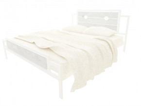 Кровать Инесса Plus белая в Пыть-Яхе - pyt-yah.mebel-tymen.ru | фото