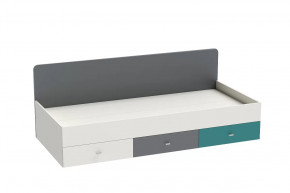 Кровать Клео арт. 010, 900*2000 мм, графит, миндаль, океан Диал в Пыть-Яхе - pyt-yah.mebel-tymen.ru | фото