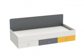 Кровать Клео арт. 010, 900*2000 мм, графит, миндаль, солнечный Диал в Пыть-Яхе - pyt-yah.mebel-tymen.ru | фото