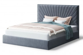 Кровать Леона, 2000*1600 мм, серый в Пыть-Яхе - pyt-yah.mebel-tymen.ru | фото