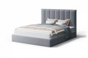 Кровать Лина 1400*2200 мм, серый в Пыть-Яхе - pyt-yah.mebel-tymen.ru | фото