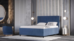Кровать Оливия 1600 Синий в Пыть-Яхе - pyt-yah.mebel-tymen.ru | фото