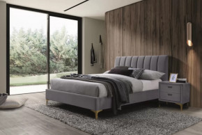 Кровать Рошаль 1200 Серый в Пыть-Яхе - pyt-yah.mebel-tymen.ru | фото