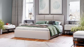 Кровать с ПМ «Стелла» Тип 1 с заглушиной Велюр Confetti Cream в Пыть-Яхе - pyt-yah.mebel-tymen.ru | фото