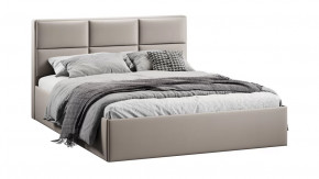 Кровать с ПМ «Стелла» Тип 1 с заглушиной Велюр Confetti Smoke в Пыть-Яхе - pyt-yah.mebel-tymen.ru | фото