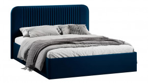 Кровать с ПМ «Тиффани» Тип 1 с заглушиной Велюр Confetti Blue в Пыть-Яхе - pyt-yah.mebel-tymen.ru | фото