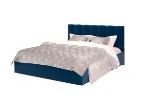 Кровать Элен 1400*2000 мм, велюр NEO 27, синий в Пыть-Яхе - pyt-yah.mebel-tymen.ru | фото