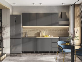 Кухня Челси 2,0м Графит/Графит в Пыть-Яхе - pyt-yah.mebel-tymen.ru | фото