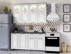 Кухня Констанция 1,6/900м Компоновка №4 (Шервуд жемчуг (Кастилло)) в Пыть-Яхе - pyt-yah.mebel-tymen.ru | фото