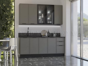 Кухня Николь 2,0/900м (Холст вулканический) в Пыть-Яхе - pyt-yah.mebel-tymen.ru | фото