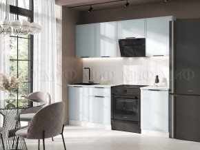 Кухня Николь 2,1м (Браш Деним Блю) в Пыть-Яхе - pyt-yah.mebel-tymen.ru | фото