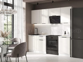 Кухня Николь 2,1м (Холст белый) в Пыть-Яхе - pyt-yah.mebel-tymen.ru | фото