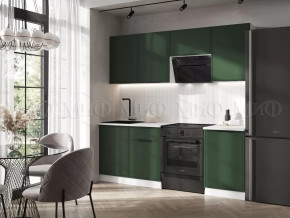 Кухня Николь 2,1м (Холст темно-зеленый) в Пыть-Яхе - pyt-yah.mebel-tymen.ru | фото